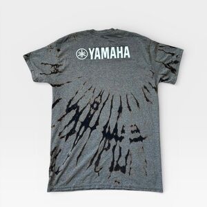 Yamaha Black and Gray Men's Tee